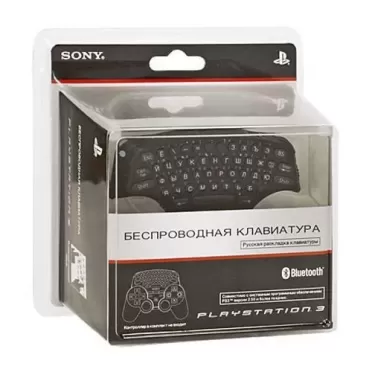 Беспроводная клавиатура с русской раскладкой для геймпада Sony DualShock 3 Wireless Controller Оригинал (PS3)