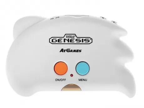 Игровая приставка 16 bit SEGA Genesis Nano Trainer (390 в 1) + 390 встроенных игр + 1 беспроводной геймпад + SD карта (Белая)