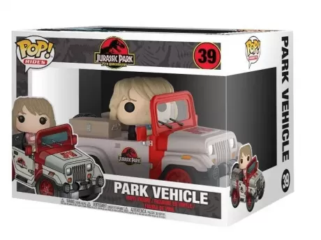 Фигурка Funko POP! Rides: Автомобиль Парка Юрского Периода (Park Vehicle) Парк Юрского периода (Jurassic Park) (26738) 9,5 см