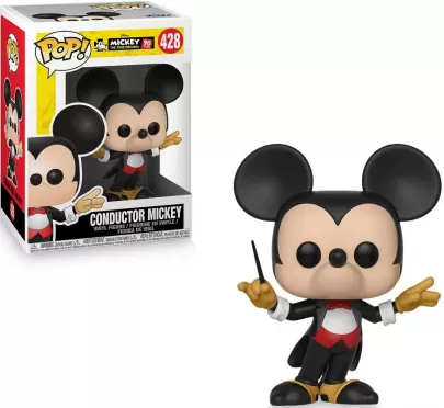 Фигурка Funko POP! Bobble Vinyl: Дирижер Микки Маус (Conductor Mickey) (Mickey's 90th) (32186) 9,5 см