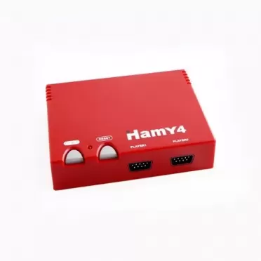 Игровая приставка 8 bit + 16 bit "Hamy 4" (350 в 1) Angry Birds + 350 встроенных игр + 2 геймпада + USB кабель (Красная)