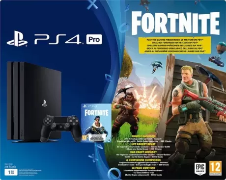 Sony PlayStation 4 Pro 1Tb Черная + Fortnite