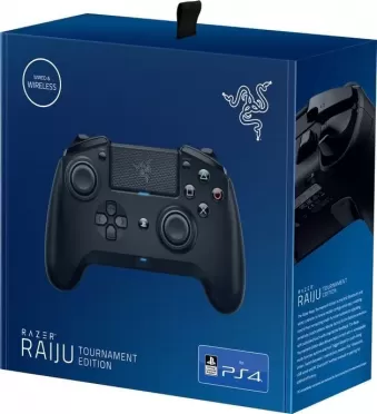 Геймпад беспроводной Razer Raiju Tournament Edition (Черный) (WIN/PS4)
