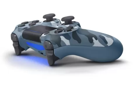 Геймпад беспроводной Sony DualShock 4 Wireless Controller (v2) Blue Camouflage (Синий Камуфляж) Оригинал (PS4)