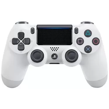 Геймпад беспроводной Sony DualShock 4 Wireless Controller (v2) Glacier White (Белый) Оригинал (PS4)