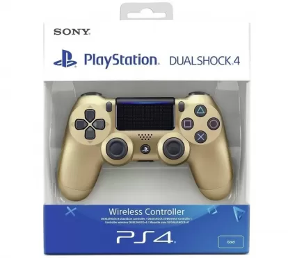 Геймпад беспроводной Sony DualShock 4 Wireless Controller (v2) Gold (Золотой) Оригинал (PS4)
