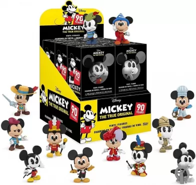 Фигурка Funko Mystery Minis: Случайный герой из Микки-Маус 90-тая годовщина (Mickey's 90th) (25595) 4 см