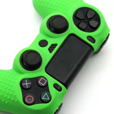 Защитный силиконовый чехол Controller Silicon Case (Non-Slip) для геймпада Sony Dualshock 4 Wireless Controller (Зеленый) (PS4)