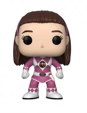 Фигурка Funko POP! Vinyl: Розовый рейнджер без шлема (Pink Ranger (No Helmet)) Могучие рейнджеры (Power Rangers) (32807) 9,5 см