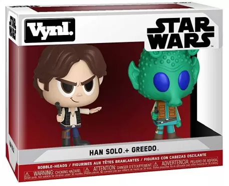 Набор фигурок Funko VYNL: Звездные Войны (Star Wars): Хан Соло и Гридо (Han Solo & Greedo (ANH)) (30808) 9,5 см