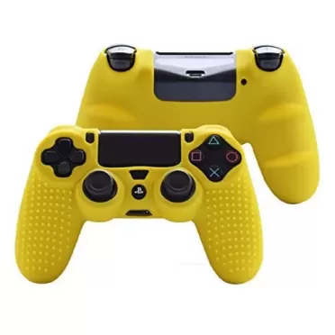 Защитный силиконовый чехол Controller Silicon Case (Non-Slip) для геймпада Sony Dualshock 4 Wireless Controller Желтый (PS4)