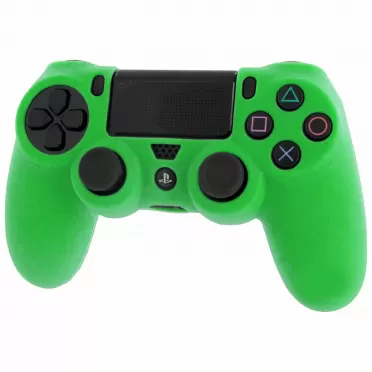 Защитный силиконовый чехол Controller Silicon Case для геймпада Sony Dualshock 4 Wireless Controller (Зеленый) (PS4)