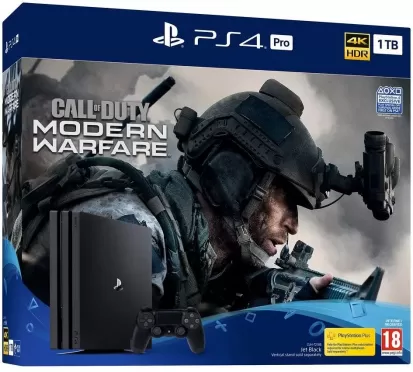 Sony PlayStation 4 Pro 1Tb Черная + Call of Duty: Modern Warfare (2019)