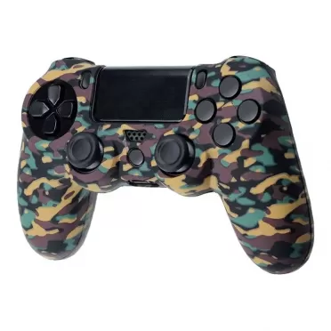 Защитный силиконовый чехол Controller Silicon Case для геймпада Sony Dualshock 4 Wireless Controller Camouflage Black/Blue/Brown/Yellow (Камуфляж Черный/Синий/Коричневый/Желтый) (PS4)