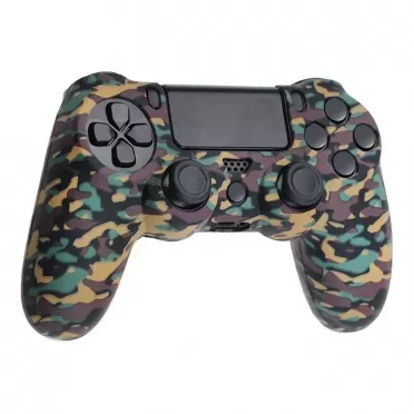 Защитный силиконовый чехол Controller Silicon Case для геймпада Sony Dualshock 4 Wireless Controller Camouflage Black/Blue/Brown/Yellow (Камуфляж Черный/Синий/Коричневый/Желтый) (PS4)