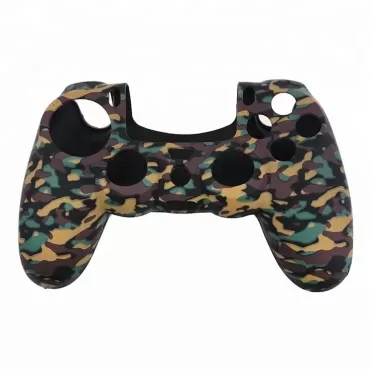 Защитный силиконовый чехол Controller Silicon Case для геймпада Sony Dualshock 4 Wireless Controller Camouflage Black/Blue/Brown/Yellow (Камуфляж Черный/Синий/Коричневый/Желтый) (PS4)