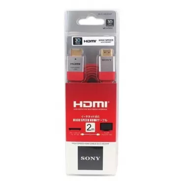 Кабель Sony HDMI 2метра (поддержка 3D) Красный WIN/PS3/PS4/Switch/Wii U/Xbox 360/Xbox One