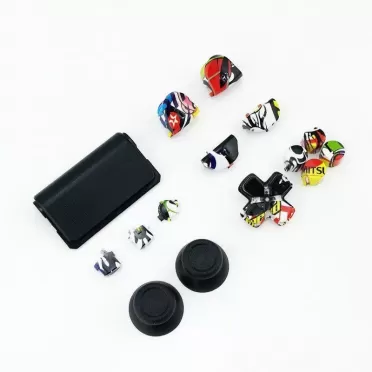Корпус геймпада + кнопки PS4 Shell Case Hydro Dipped Sticker Bomb для DualShock 4 Wireless Controller 
