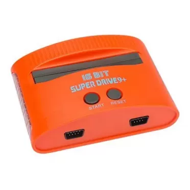 Игровая приставка 16 bit Super Drive N.F.S. (50 в 1) + 50 встроенных игр + 2 геймпада (Оранжевая)
