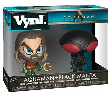 Набор фигурок Funko VYNL: Аквамен и Черная Манта (Aquaman & Black Manta) Аквамен (Aquaman) (32109) 9,5 см