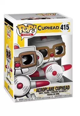 Фигурка Funko POP! Vinyl: Капхед на аэроплане (Cuphead in Aeroplane) Капхед (Cuphead S2) (34475) 9,5 см