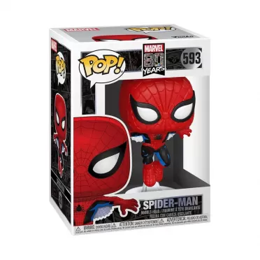 Фигурка Funko POP! Bobble: Марвел: 80-летие первого появления (Marvel: 80th First Appearance) Человек-Паук (Spider-Man) (46952) 9,5 см