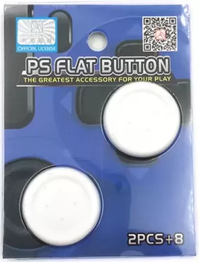 Накладки на крестовину геймпада Cover FLAT Button (2 шт) Белые (PS4)