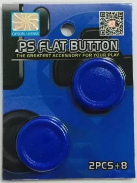 Накладки на крестовину геймпада Cover FLAT Button (2 шт) Синие (PS4)