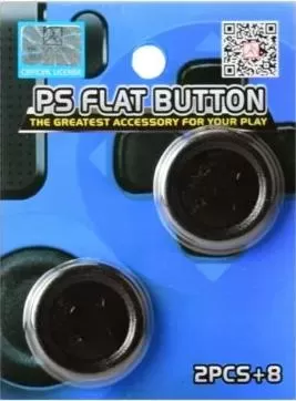 Накладки на крестовину геймпада Cover FLAT Button (2 шт) Черные (PS4)