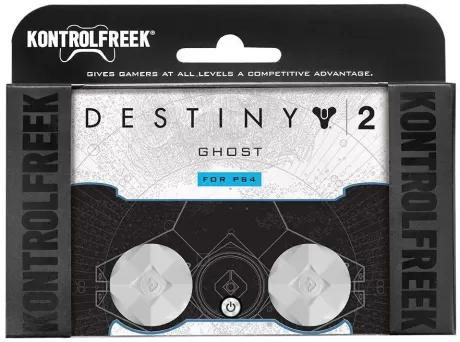 Накладки на стики для геймпада KontrolFreek Destiny 2 Ghost  20 (2 шт) Черный/Белый (PS4)