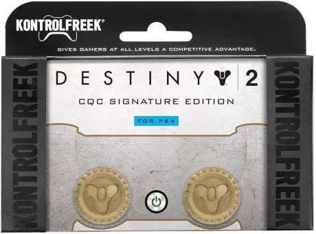 Накладки на стики для геймпада KontrolFreek Destiny 2 Signature  11 (2 шт) Золотой/Белый(PS4)