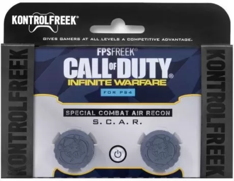 Накладки на стики для геймпада KontrolFreek FPS Freek CALL of DUTY Infinite Warfare S.C.A.R  17 (2 шт) Серо-голубые (PS4)