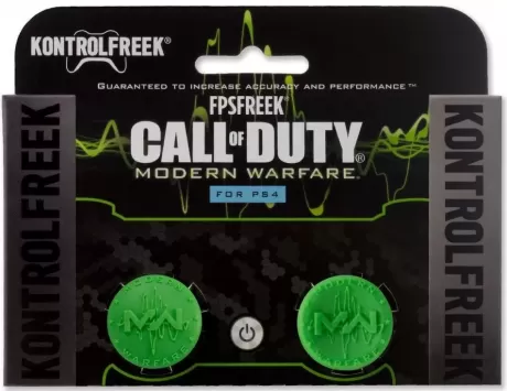 Накладки на стики для геймпада KontrolFreek FPS Freek CALL of DUTY Modern Warfare  16 (2 шт) Зеленый/Черный (PS4)