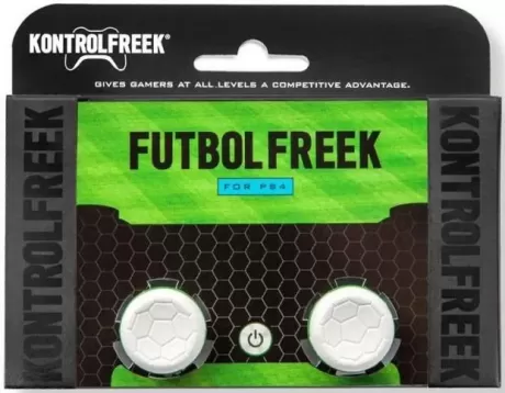 Накладки на стики для геймпада KontrolFreek Futbol  7 (2 шт) Белый/Зеленый (PS4)