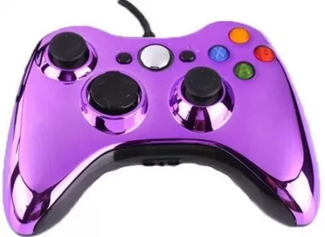 Геймпад проводной Xbox 360 Wired Controller (Chrome Purple) Хромированный фиолетовый (Xbox 360)