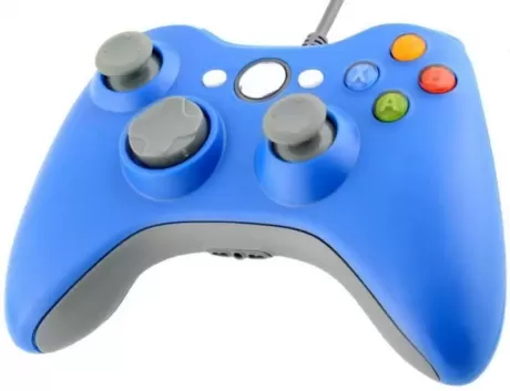 Геймпад проводной Xbox 360 Wired Controller (Blue) Синий (Xbox 360)