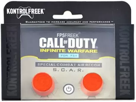 Накладки на стики для геймпада KontrolFreek Grips Call of Duty Infinite Warfare (2 шт) Оранжевые (PS4)