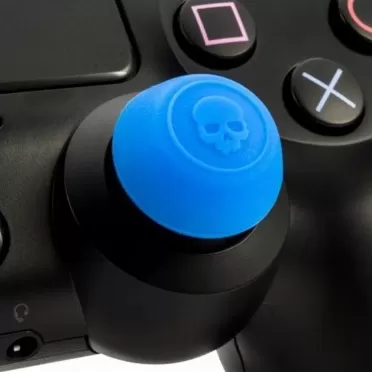 Накладки на стики для геймпада Skull&co CQC Elite Thumb Grip / 19.5*9.7mm (2 шт) Синие (PS3/PS4/Xbox 360/Xbox One)