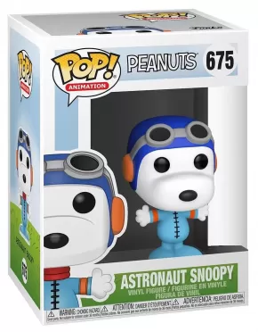 Фигурка Funko POP! Vinyl: Снупи и мелочь пузатая (Peanuts) Снупи астронавт без шлема (Snoopy as Astronaut (No Helmet)) (44616) 9,5 см