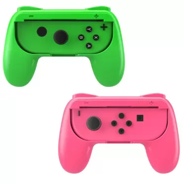 Держатель для Joy-Con Controller Grip Розовый/Зеленый DOBE (TNS-851) (Switch)