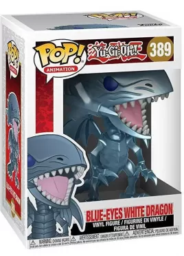 Фигурка Funko POP! Vinyl: Голубоглазый Белый Дракон (Blue Eyes White Drago) Югио! (Yu:Gi:Oh! S1) (27451) 9,5 см