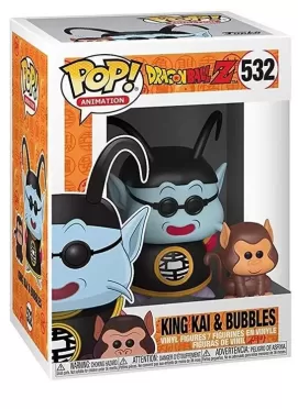 Фигурка Funko POP! Vinyl: Король Кайо и Баблс (King Kai & Bubbles) Драконий жемчуг Зет 5 Сезон (Dragonball Z S5) (36406) 9,5 см