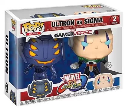 Набор из двух фигурок Funko POP! Vinyl 2-Pack: Альтрон против Сигмы (Ultron vs Sigma) (Capcom vs. Marvel) (22779) 9,5 см