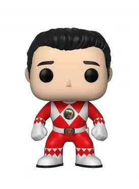 Фигурка Funko POP! Vinyl: Красный рейнджер без шлема (Red Ranger (No Helmet)) Могучие рейнджеры (Power Rangers) (32806) 9,5 см