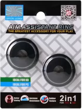 Силиконовые кольца для аналогово стика Aim Assistant Ring (2 шт) Черные (PS4/Xbox One)