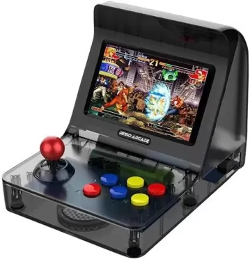 Портативная игровая приставка Retro Arcade + 3000 встроенных игр + 2 геймпада (Черная)