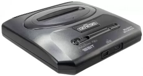 Игровая приставка 16 bit Sega Retro Genesis Modern Wireless (170 в 1) + 170 встроенных игр + 2 беспроводных геймпада (Черная)