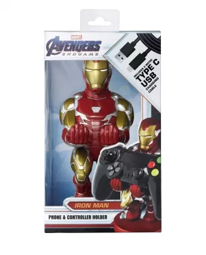Фигурка подставка для геймпада/телефона Cable Guy: Железный Человек (Ironman) Мстители (Avengers)