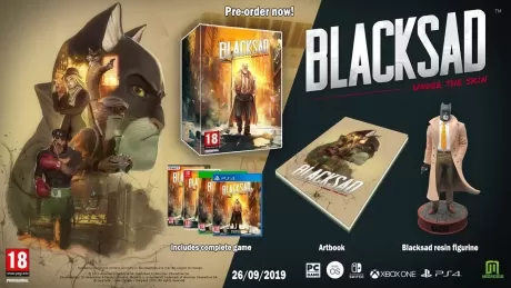 Blacksad: Under The Skin Коллекционное издание (Collector's Edition) Русская версия (PS4)