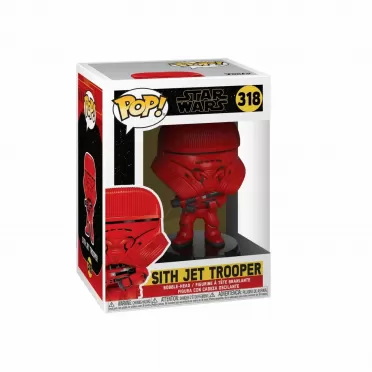 Фигурка Funko POP! Bobble: Звездные войны Эпизод 9 (Star Wars Ep 9): Джет Штурмовик Ситхов (Sith Jet Trooper) (39880) 9,5 см